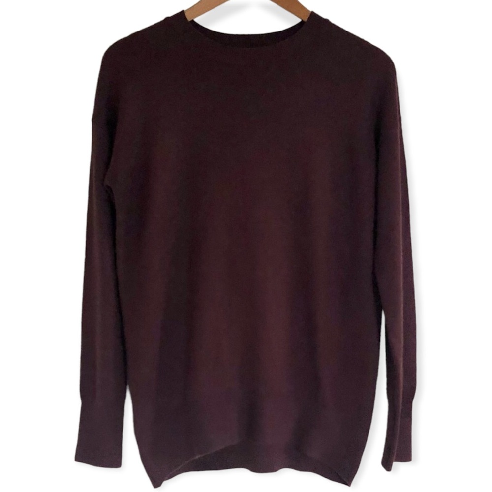 LAST CHANCE: Isaac Mizrahi Women’s Crewneck Lightweight Pullover Sweater, Purple